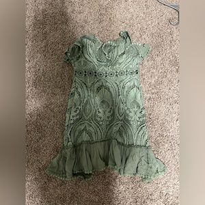 super cute green dress